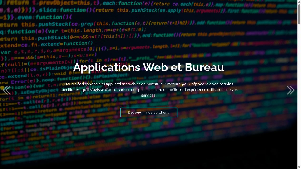 Screenshot of the Esikanayo public website